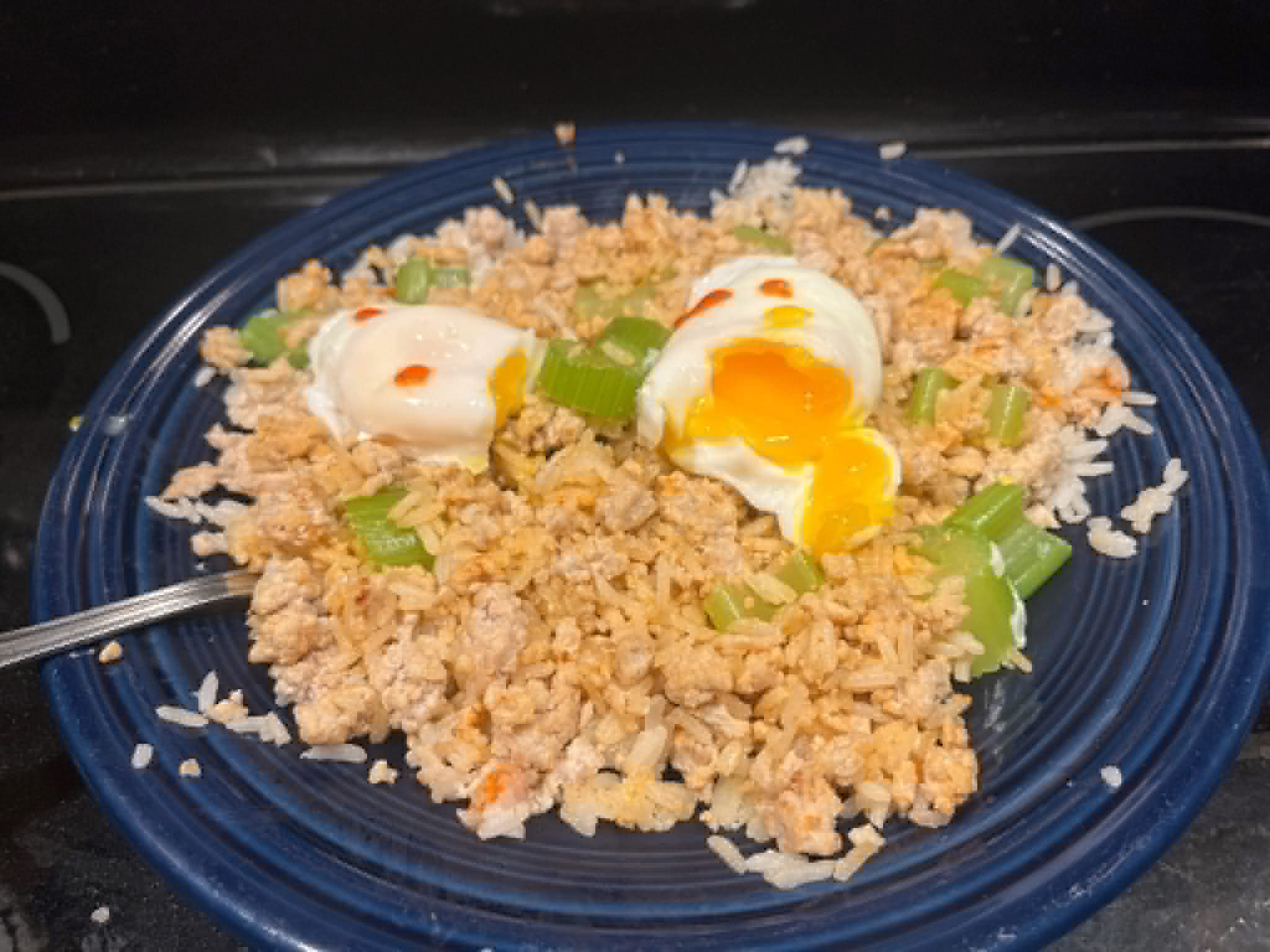 Honey Sriracha Chicken & Rice Bowl
